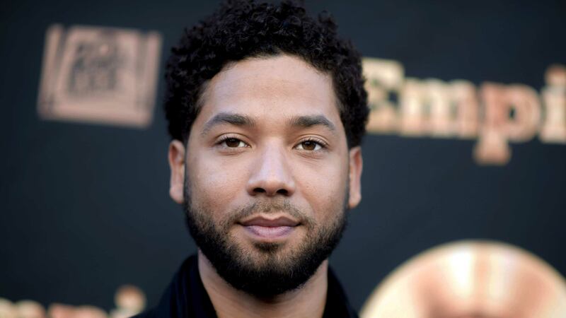 Jussie Smollett, who is gay, has said two masked men beat him after shouting racial and homophobic slurs.