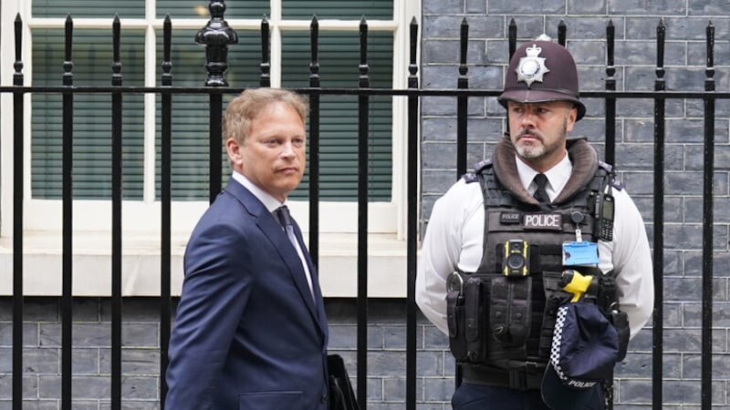Grant Shapps leaves Downing Street after being appointed Defence Secretary in Prime Minister Rishi Sunak’s mini-reshuffle, which was prompted by Ben Wallace’s formal resignation. Picture date: Thursday August 31, 2023.