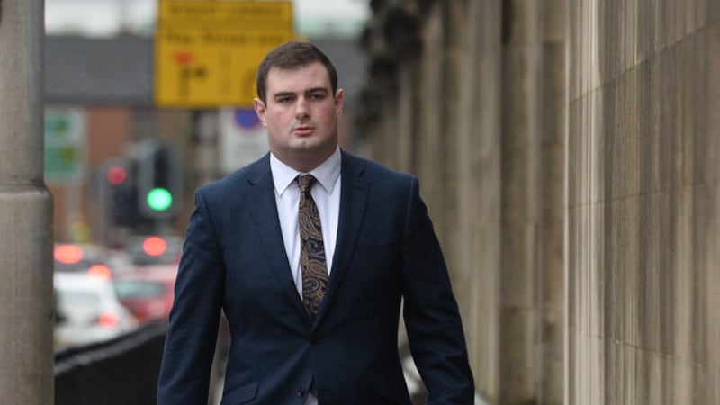 Rory Harrison arrives at court this morning&nbsp;