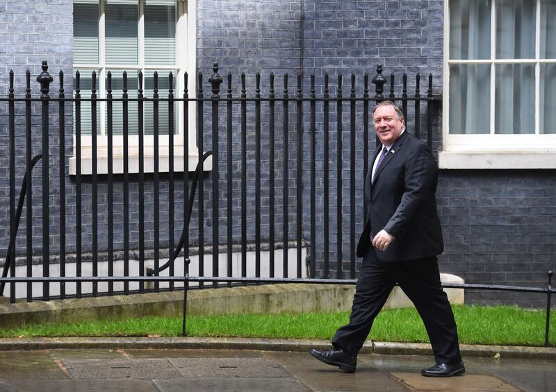 Mike Pompeo visits the UK