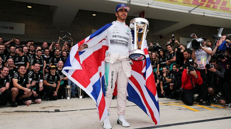 Lewis Hamilton became world champion for a third time in 2015 after winning the United States Grand Prix (PA Wire)