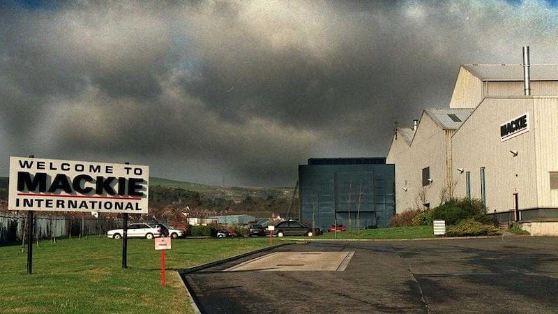 Mackie International Factory in west Belfast 
