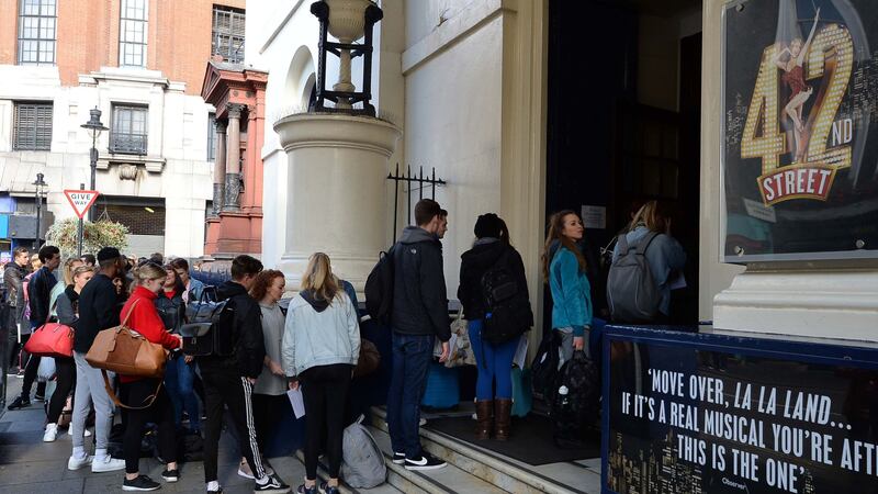 Hundreds of ambitious auditionees put their best feet forward for their chance to be in the show.