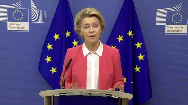 Ursula von der Leyen is in Dublin for a two-day visit today.  Picture by European Commission/PA Wire