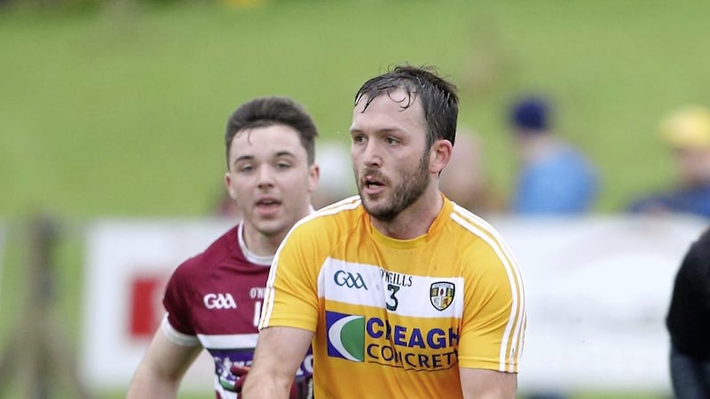Antrim&#39;s Patrick Gallagher is not a fan of some of the new rules, particularly the hand pass rule 