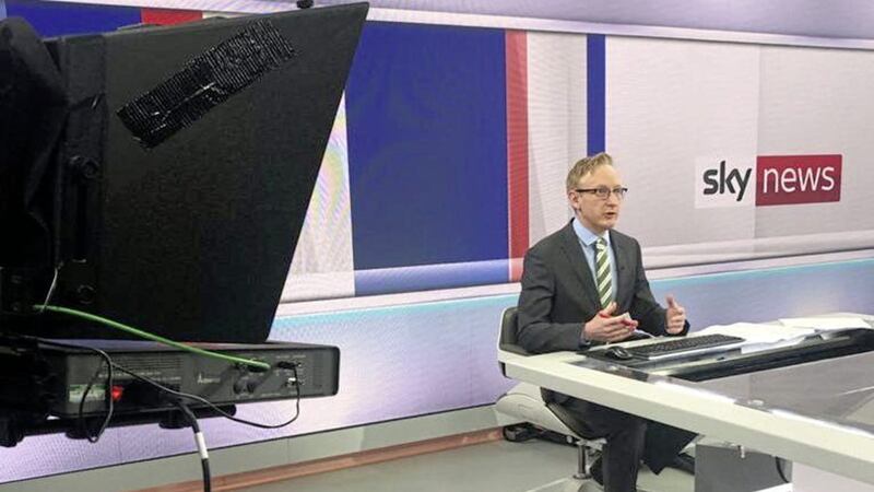 Sky News presenter Barry Weir is from Newtownabbey 