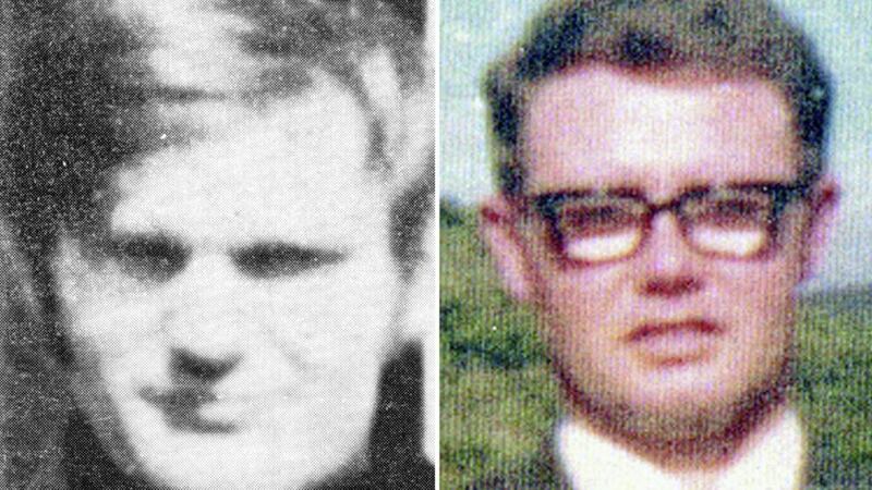  Former paratrooper, Soldier F is to be prosecuted for the murders of Bloody Sunday victims, Jim Wray (left) and William McKinney. Picture by Bloody Sunday Trust/PA Wire. 