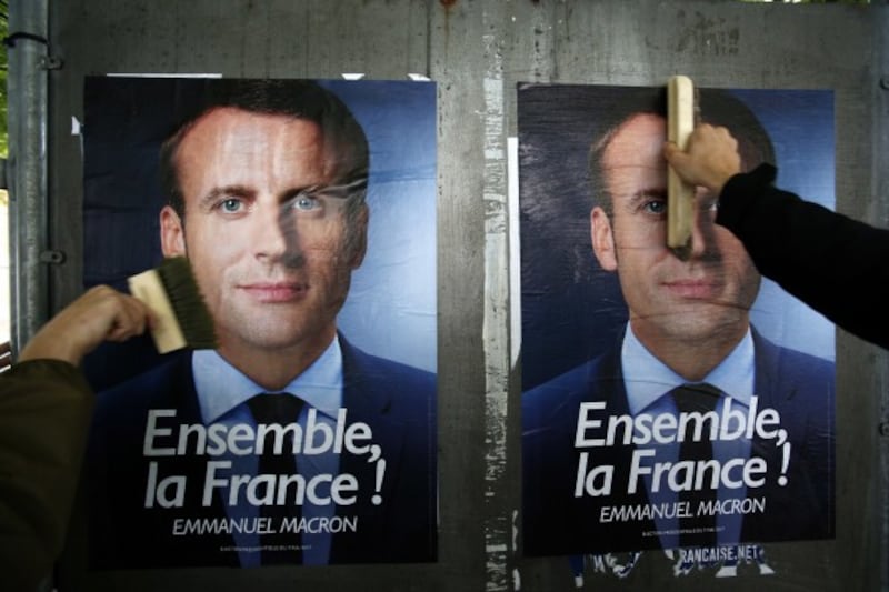 Macron poster