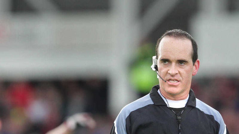 David Coldrick will referee the Ulster final on Sunday. Picture by Margaret McLaughlin. 