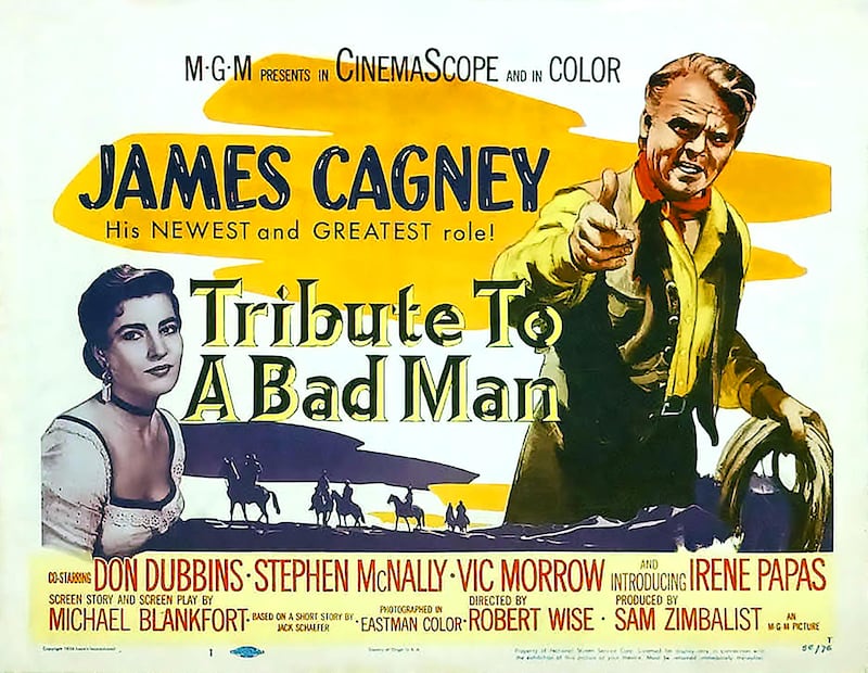 Papas starred alongside James Cagney in Tribute To A Bad Man