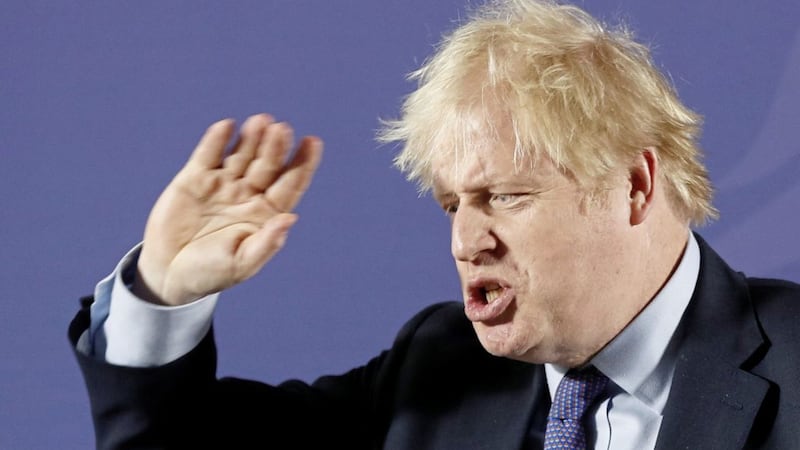 Boris Johnson had previously warned of a blockade in the Irish Sea. Picture by Frank Augstein