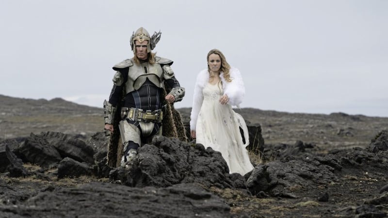 Eurovision Song Contest: The Story Of Fire Saga: Will Ferrell as Lars Erickssong and Rachel McAdams as Sigrit Ericksdottir. 