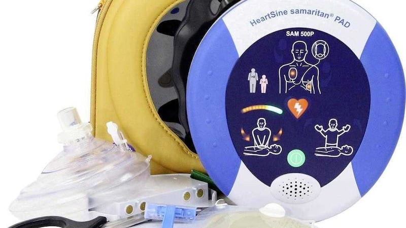 The type of defibrillators made by HeartSine in Belfast 