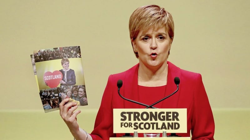 Nicola Sturgeon says the SNP wants to hold another ballot at the end of the Brexit process PICTURE: Jane Barlow/PA 
