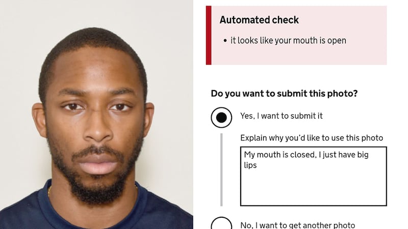 The Passport Office’s automated online system criticised for failing to work properly on some black people’s faces.