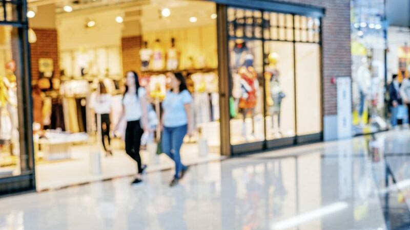 Shopping centres in Northern Ireland saw their decline in footfall numbers slow last month according to Springboard 