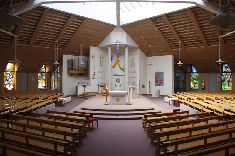 &nbsp;The interior of the Church of the Immaculate Heart of Mary, Carryduff