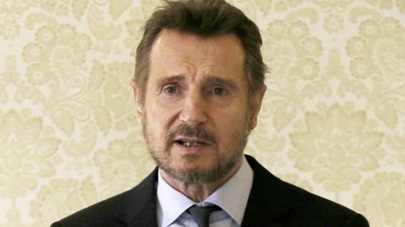 Ballymena-born actor Liam Neeson was criticised for comments he made earlier this year about wanting to kill a black man after his friend was raped. Picture by Laura Hutton, Press Association 