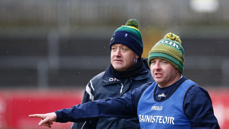 Seoirse Bulfin (right) has led a very strong Meath side to the Division 2B final, where they face Donegal on Sunday