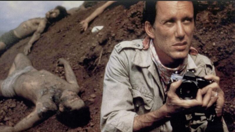 James Woods in Oliver Stone&#39;s Salvador (1986), an uncompromising journey into the horrors of the US-backed civil wars of the period in Central America 