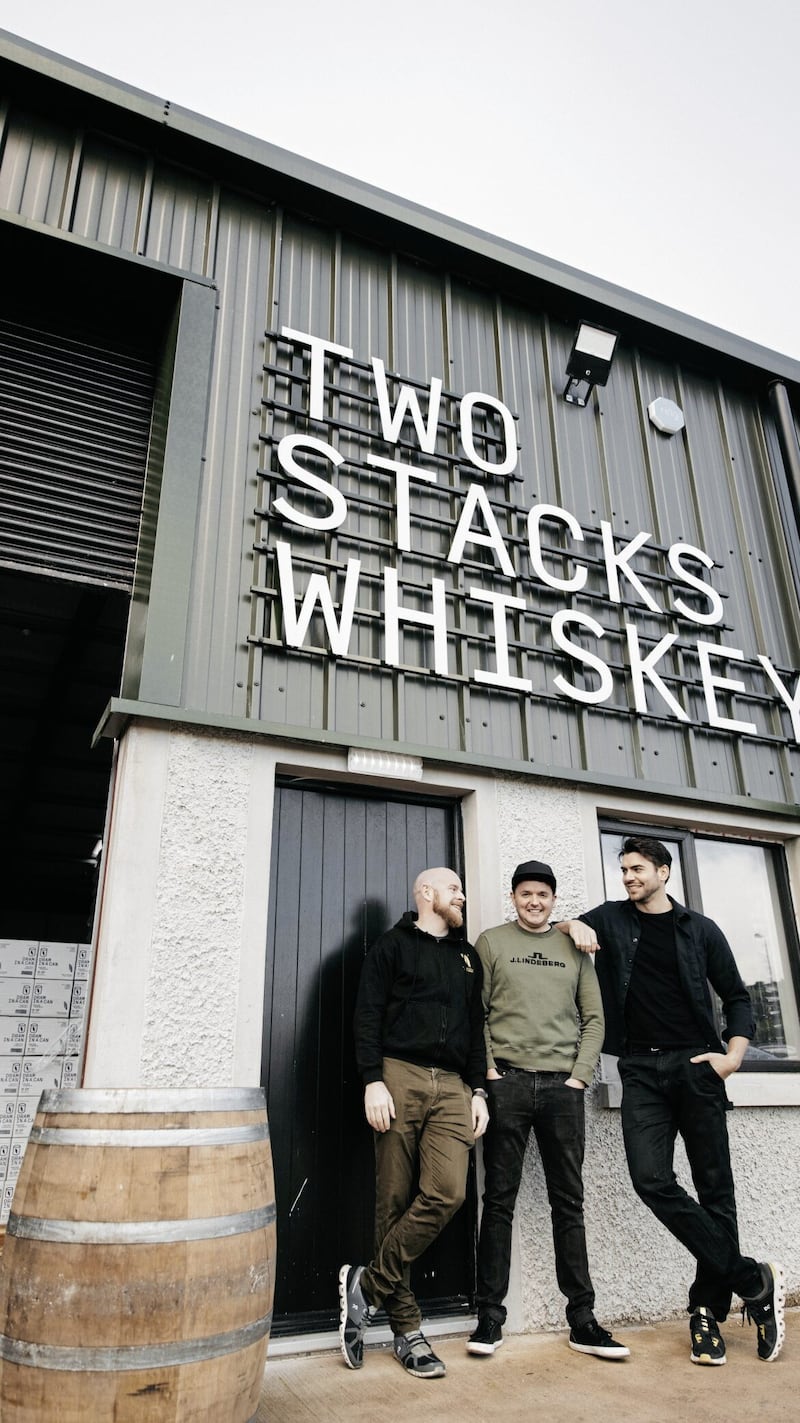 'Just three friends with a passion for whiskey'. L-R: Shane McCarthy, Liam Brogan and Donal McLynn.