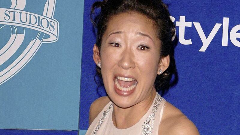 Sandra Oh co-hosted the Golden Globes 