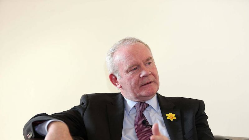 Deputy First Minister Martin McGuinness.  Picture by Mal McCann 