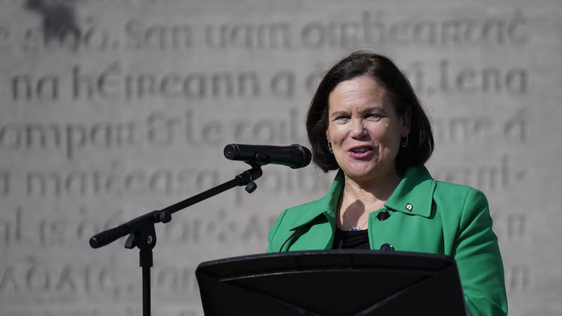Sinn Fein leader Mary Lou McDonald said a change of government is needed