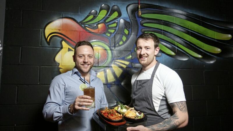 Proprietor Robert McGregor and executive head chef Andrew Logan are pictured at the new El Chapo restaurant in Stranmillis 