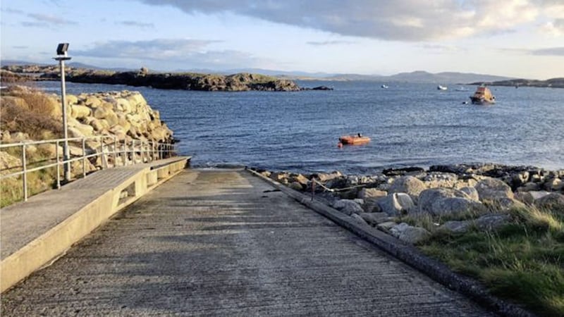 The Poolawaddy pier on Arranmore Island where the tragedy happened 