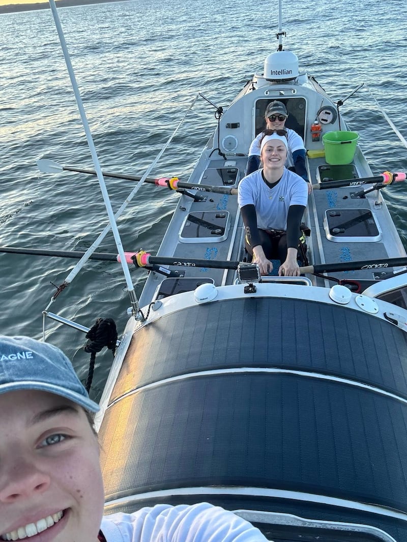 The trio will be rowing across the Pacific Ocean nonstop and unsupported