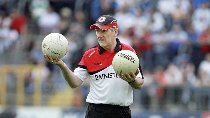 Tyrone manager Mickey Harte has publicly defended the tactics of his side, claiming that &quot;every team plays defensive and attacking football.&quot; 