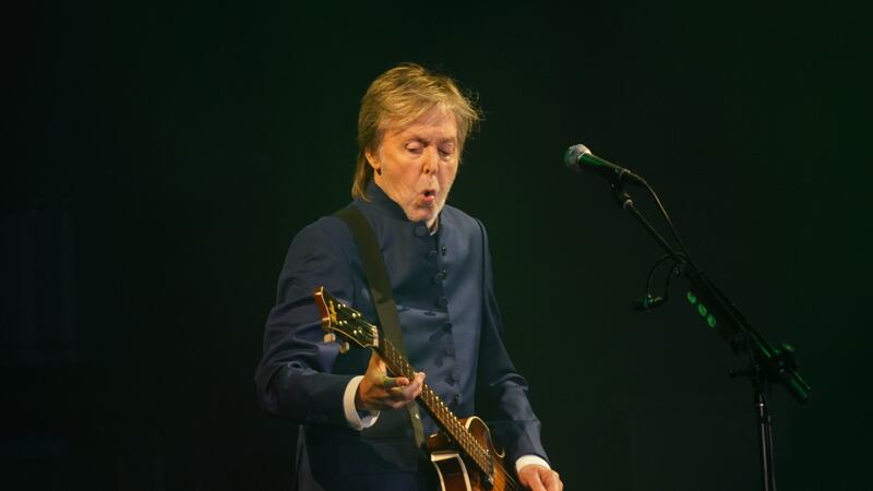The former Beatle became the festival’s oldest solo headliner during his electrifying set on the Pyramid Stage.