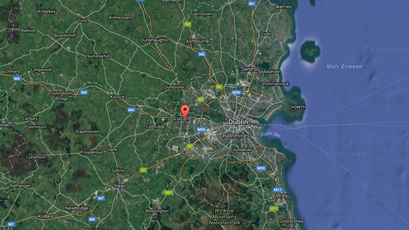 The shooting happened at Lucan in west Dublin. Picture: Google Maps&nbsp;