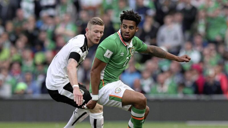 Republic of Ireland defender Cyrus Christie believes they are still in a good position to qualify for next year&#39;s World Cup in Russia despite dropping two points at home to Austria on Sunday evening Picture: PA 