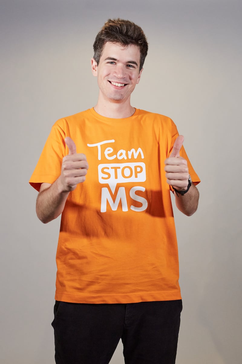 Ivo Graham is running for the Stop MS campaign