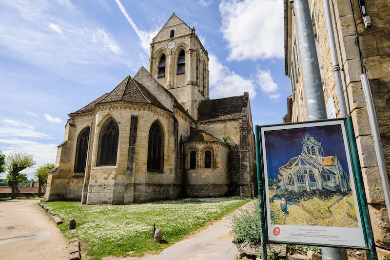 The Church of Auvers-sur-Oise, Auvers sur Oise