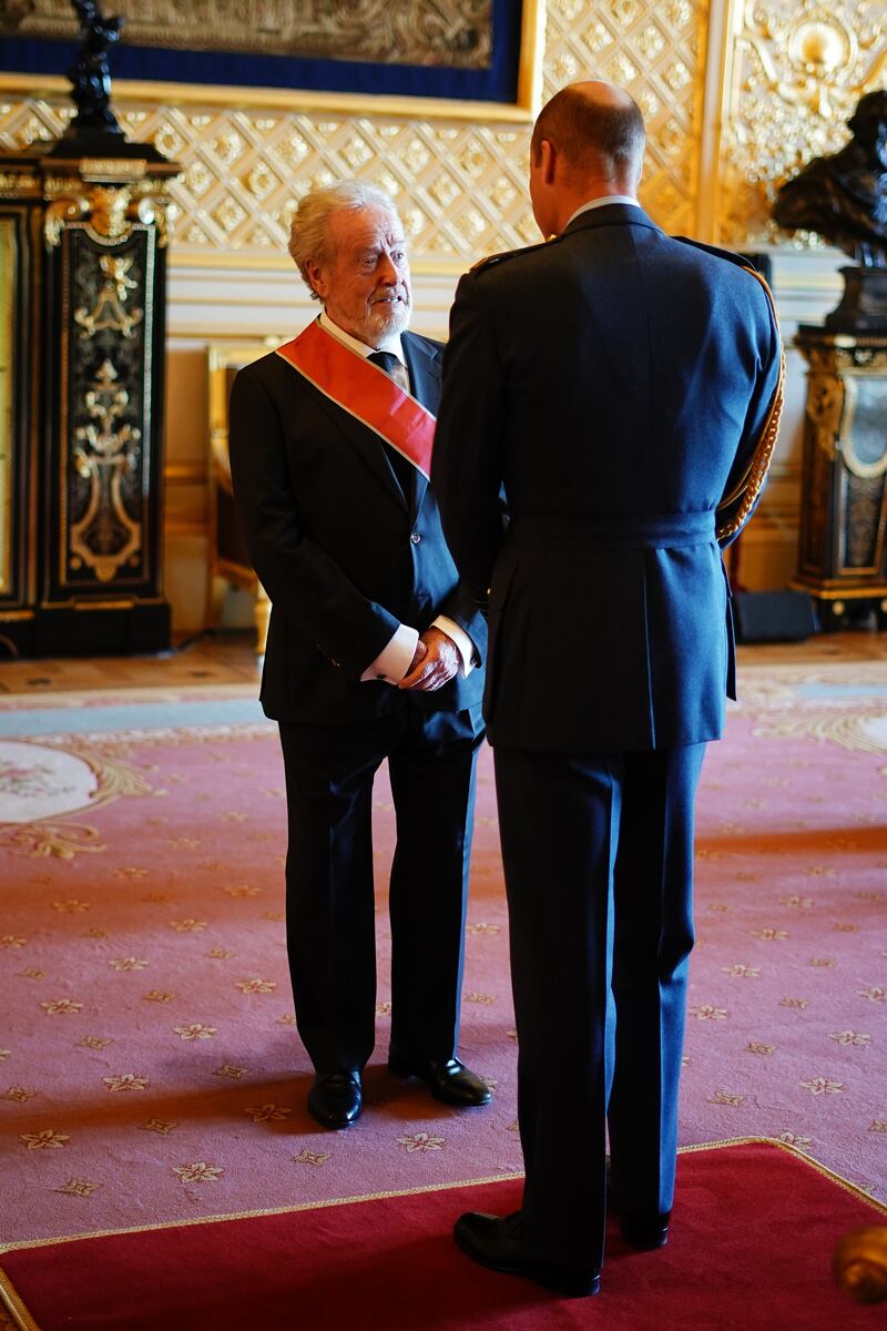 Sir Ridley Scott with the Prince of Wales