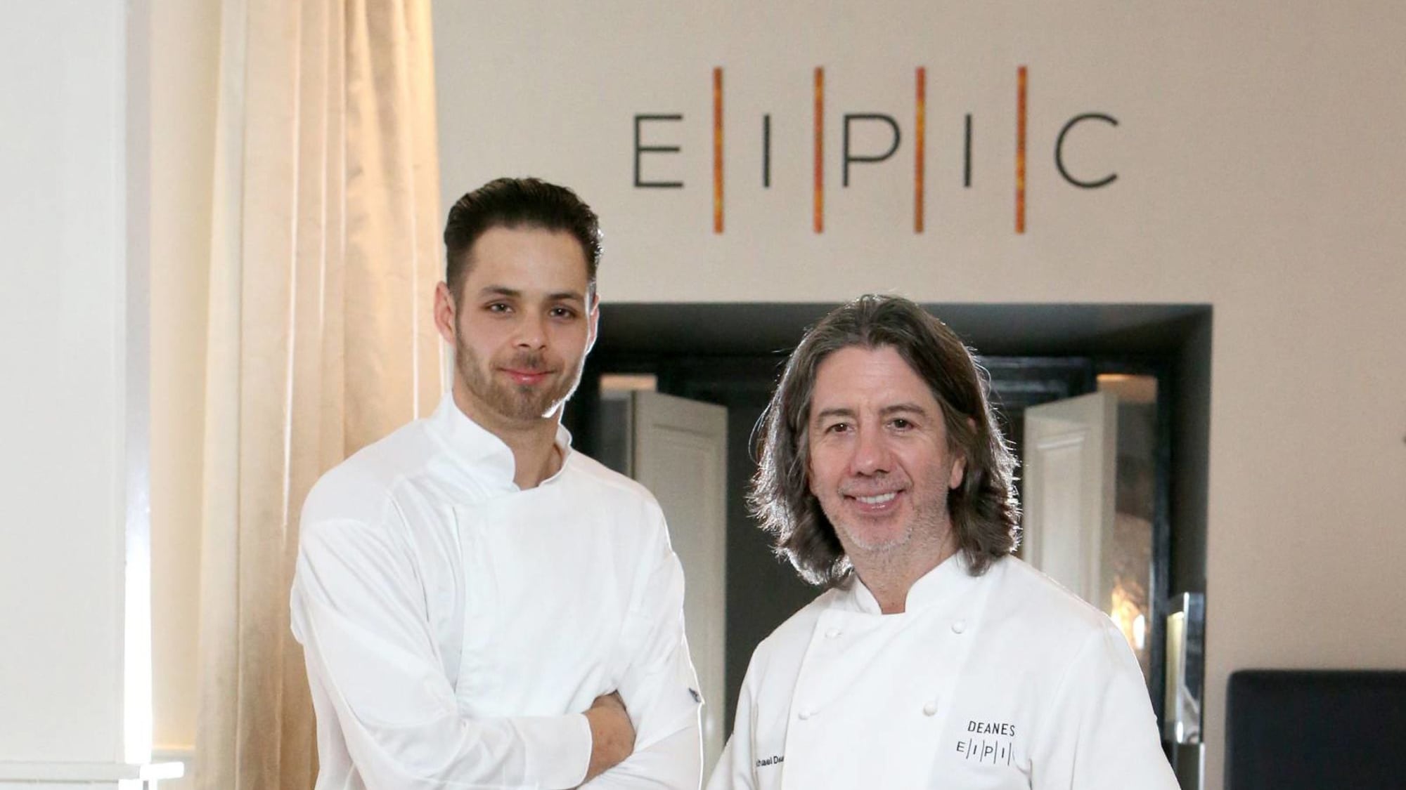  Michael Deane (rught) and Ales Greene at Eipic