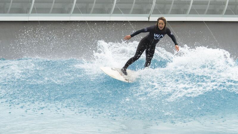 The waves at the complex in Bristol range from nearly 20in to more than 6ft high to cater for all abilities.