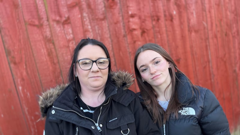 Post Office clerk Jacqueline Falcon, left, whose fraud conviction has been overturned by the Court of Appeal in the light of the Horizon system debacle, pictured with her 17-year-old daughter Summer