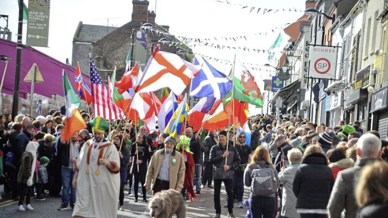 Large crowds attended the St Patrick&#39;s Day Parade in Armagh on Sunday. Picture by Liam McArdle. 