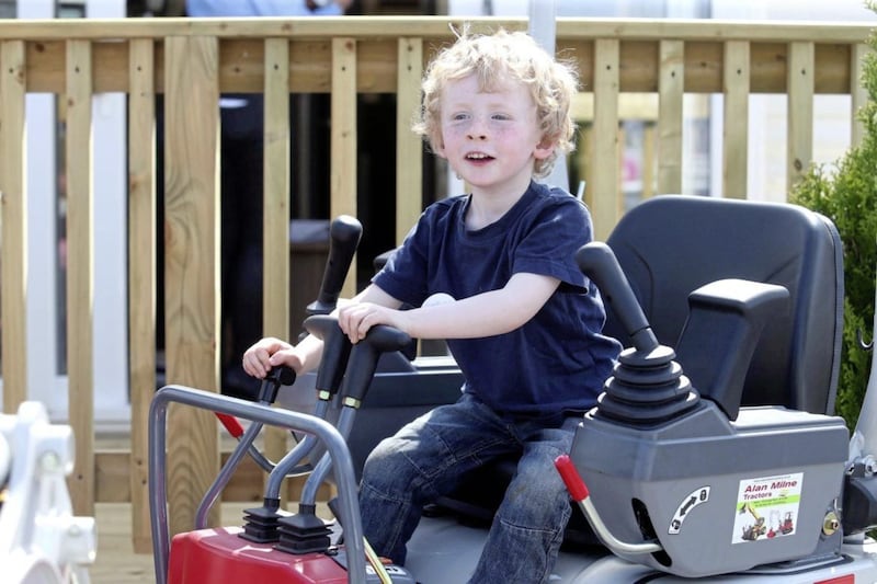 Brien Williams (3) enjoys the Balmoral Show. Picture by Mal McCann 