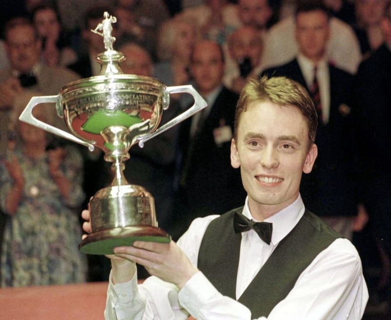 Ken Doherty dreamt of emulating heroes Alex Higgins and Dennis Taylor by winning the World Championship - a feat he achieved in 1997. Picture by PA 