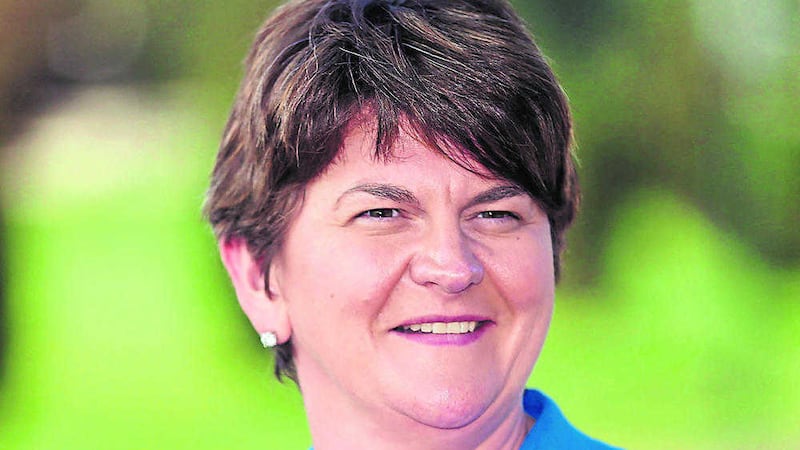 DUP leader-in-waiting Arlene Foster. Pic by Niall Carson, PA Wire<br />.