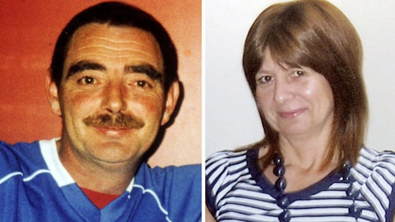 Murderer Fred McClenaghan and victim Marion Millican 