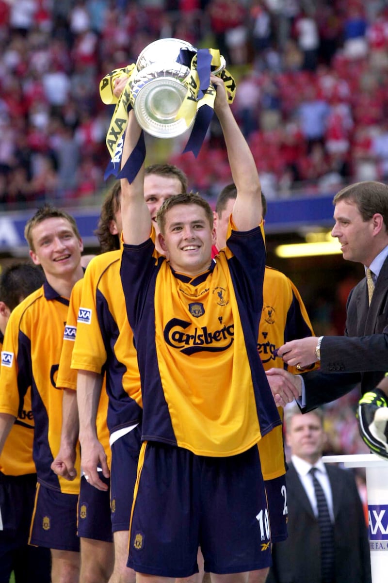 Michael Owen won the FA Cup in 2001