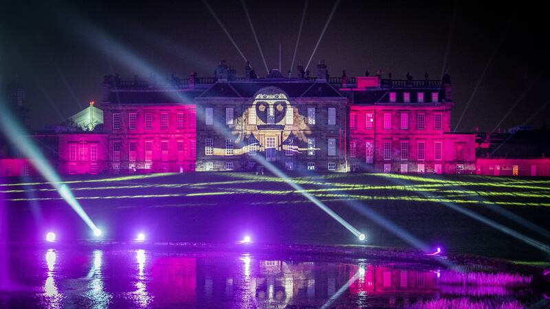 The woodland around Hopetoun House near South Queensferry has been transformed with creative lighting and special effects.