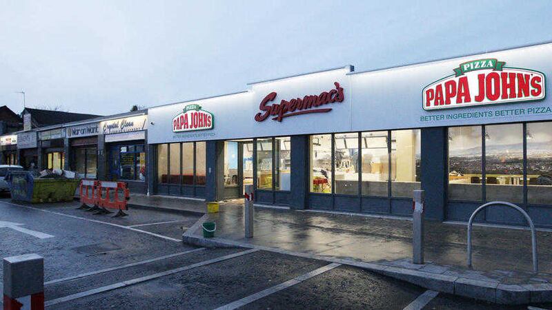 The new Supermac&#39;s and Papa John&#39;s on Andersonstown Road, Belfast 