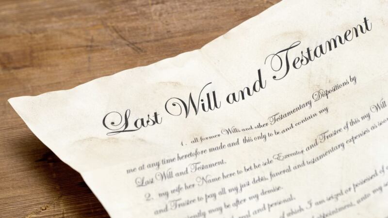 Just a third of people in Northern Ireland have written a will, according to Will Aid 